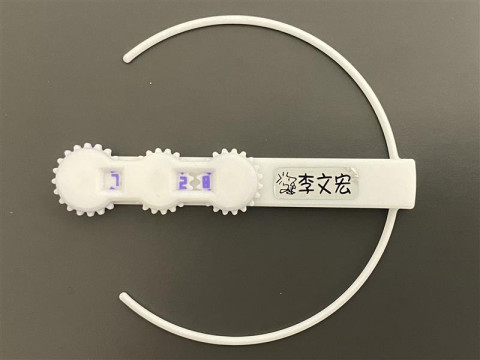 New Drink Cup Name Tag with Rotatable Date Dials 3D Print Model