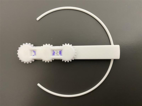 New Drink Cup Name Tag with Rotatable Date Dials 3D Print Model