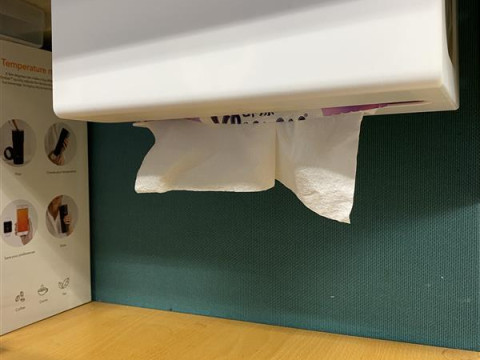 Magnetic Tissue Box Holder for Shelf Underside 20 x 10 x 10cm Pack Compatible Model Cetak 3D