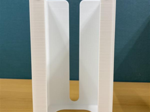 Magnetic Tissue Box Holder for Shelf Underside 20 x 10 x 10cm Pack Compatible 3D 打印模型