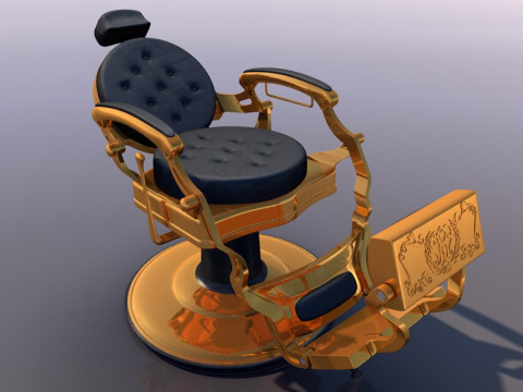 Barber Chair Modèle 3D