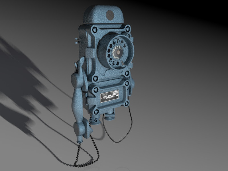 Bunker Telephone Modèle 3D .c4d .max .obj .3ds .fbx .stl .blend 