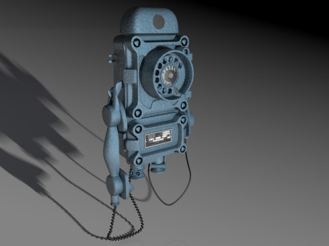 Bunker Telephone 3D 模型