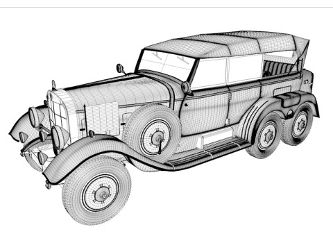 Mercedes Benz W 31 Modèle 3D