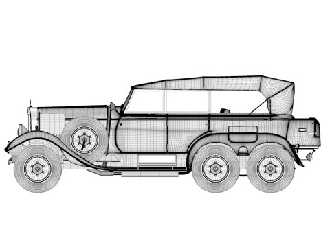 Mercedes Benz W 31 Modèle 3D