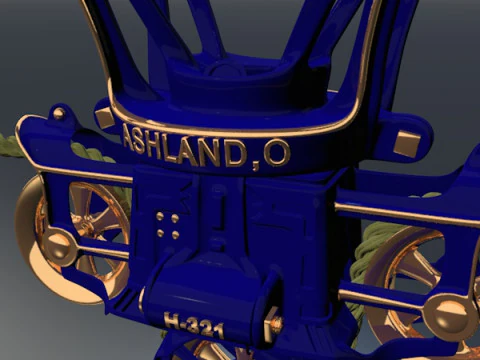 Myers Unloader - Crane 3D Model