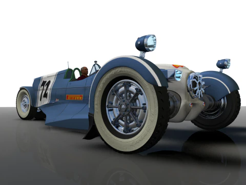 Triciclo Spitfire Modello 3D