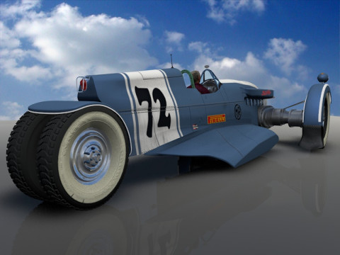 Spitfire Trike Modèle 3D