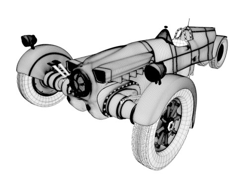 Spitfire Trike Modèle 3D