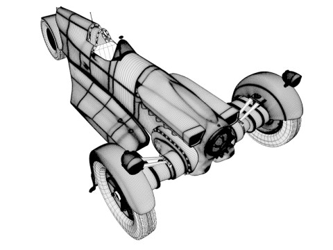 Spitfire Trike Modèle 3D