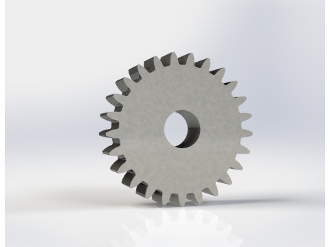 Parametric Spur Gear - Customizable Dimensions for Engineering and Design 3D प्रिंट मॉडल