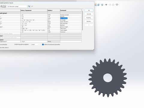 Parametric Spur Gear - Customizable Dimensions for Engineering and Design 3D Print Model