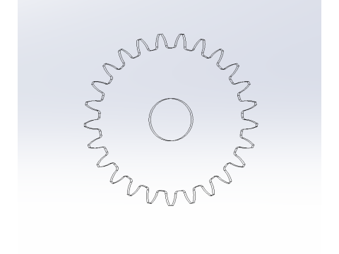 Parametric Spur Gear - Customizable Dimensions for Engineering and Design 3D 프린트 모델