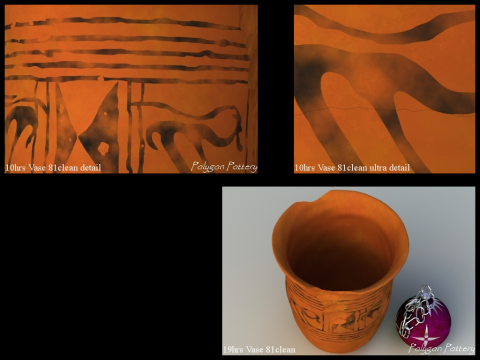 Iranian No Subjects Collection Single Piece Pottery Modèle 3D