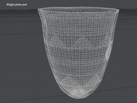 Koleksi Tembikar Satu Bagian Iran Tanpa Subjek Model 3D