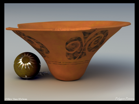 Iranian No Subjects Collection Single Piece Pottery Modèle 3D