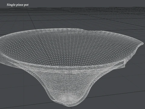 Koleksi Tembikar Satu Bagian Iran Tanpa Subjek Model 3D