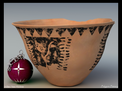 Iranian No Subjects Collection Single Piece Pottery Modèle 3D