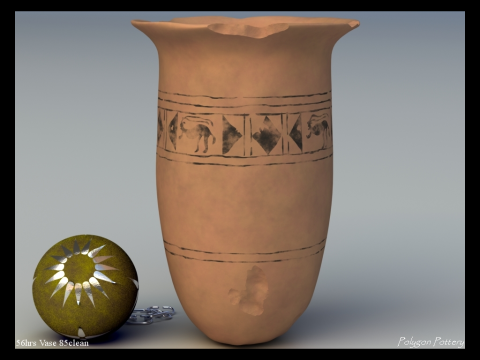 Iranian No Subjects Collection Single Piece Pottery Modèle 3D