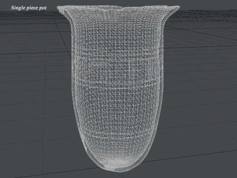 Koleksi Tembikar Satu Bagian Iran Tanpa Subjek Model 3D