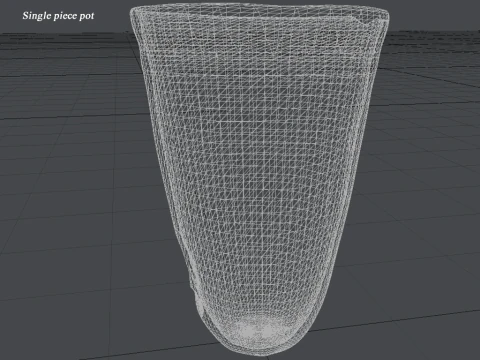 Koleksi Tembikar Satu Bagian Iran Tanpa Subjek Model 3D