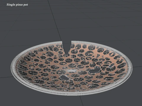 Greek Corinthian Various Subjects Collection 12 Piece Pottery 3D Model