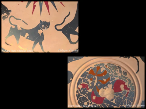 Greek Corinthian Various Subjects Collection 12 Piece Pottery 3D Model