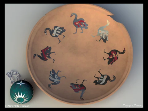 Greek Corinthian Various Subjects Collection 12 Piece Pottery 3D Model