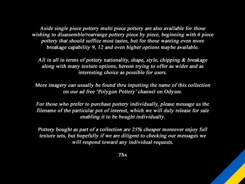 Greek Corinthian Various Subjects Collection 12 Piece Pottery 3D Model