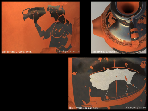 Greek Bilingual I Various Subjects Collection Single Piece Pottery Model 3D