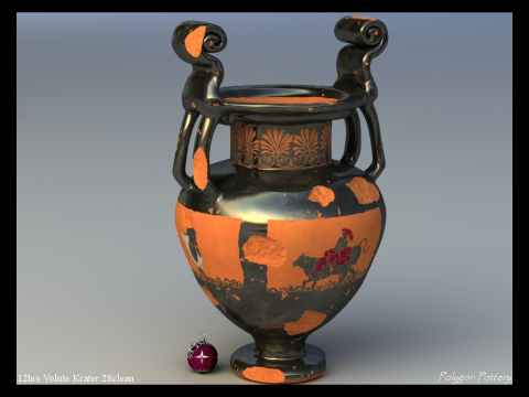 Greek Bilingual I Various Subjects Collection Single Piece Pottery Model 3D