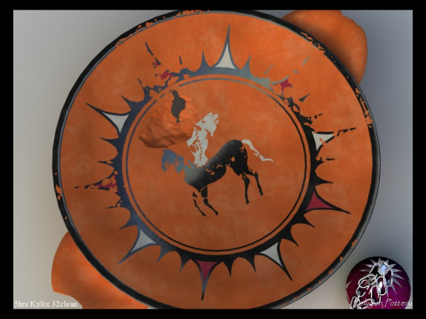 Greek Bilingual Various Subjects Collection II 6 Piece Pottery 3D Model