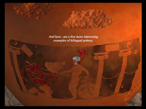 Greek Bilingual Psykter 12 Piece Pot 3D Model