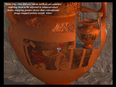 Greek Bilingual Psykter 12 Piece Pot 3D Model