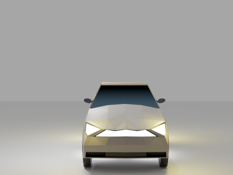 Stylized Low Poly Sports Car Game-Ready Modelo 3D