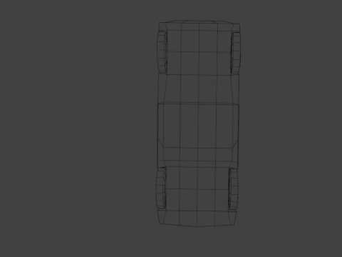 Stylized Low Poly Sports Car Game-Ready 3D Model
