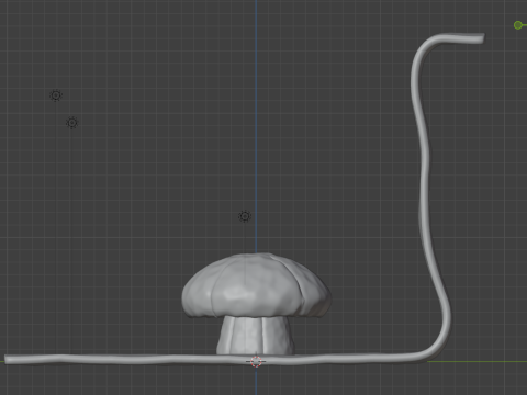 Stylized Abstract Mushroom Hand-Painted Look Game Animation Ready 3Dモデル