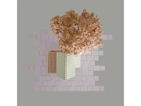 Stylized Mediterranean House Printable for Architecture Dioramas and Decoration 3D Print Model
