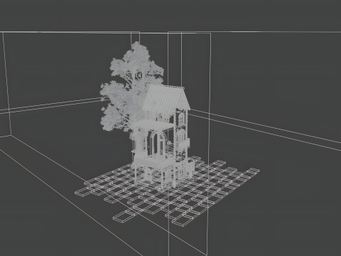 Stylized Mediterranean House Printable for Architecture Dioramas and Decoration 3D Принт Модель