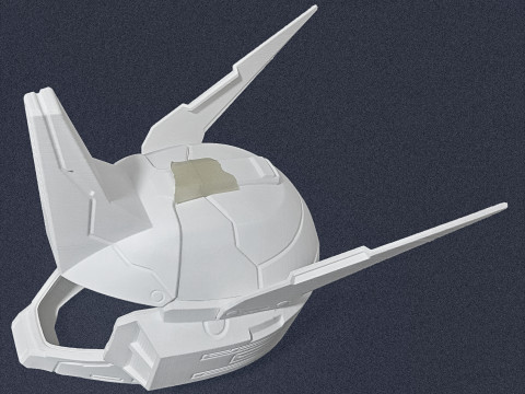 Destiny 2 Male Mechanized Protector Helmet - 3D Print Files Modelo de impresión 3D