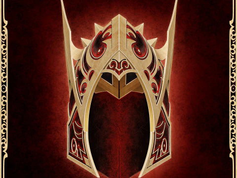 Casco Iron Blade Death Reaper - - File di stampa 3D Modello di stampa 3D Modello di stampa 3D