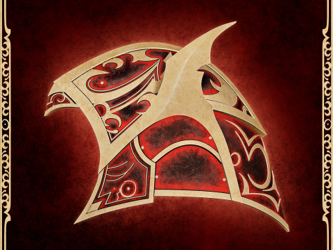 Iron Blade Death Reaper Helmet - - 3D Print Files 3D print model 3D-Druckmodell