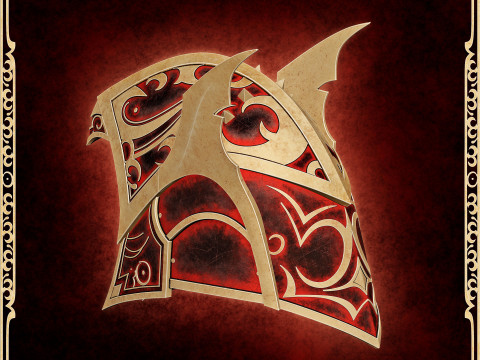 Iron Blade Death Reaper Helmet - - 3D Print Files 3D print model 3D-Druckmodell