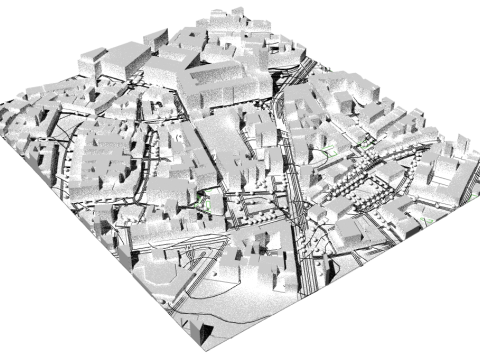 TopoExportcom Saarbrucken DXF DWG Model 3D
