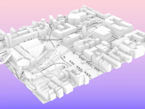 TopoExport Kln DWG DXF 3D Model