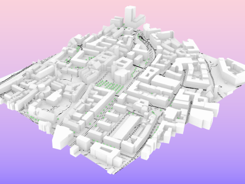 TopoExport Frankfurt-am-Main dxf dwg 3D Model