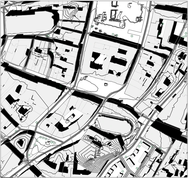 TopoExport Muchen dxf dwg 3D Model .c4d .max .obj .3ds .fbx .stl .blend 