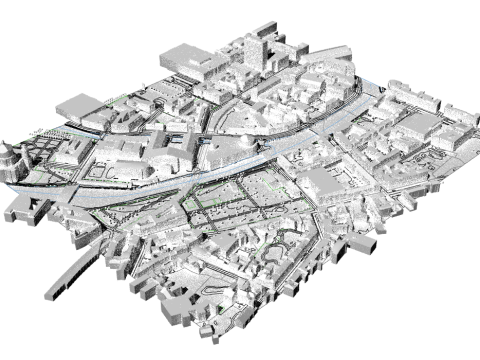 TopoExport Berlin dxf dwg Model 3D