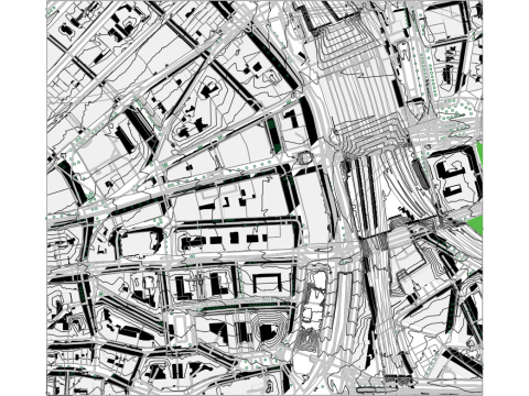 TopoExport Hamburg dxf dwg Model 3D
