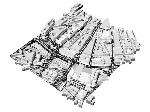 TopoExport Hamburg dxf dwg Modelo 3D